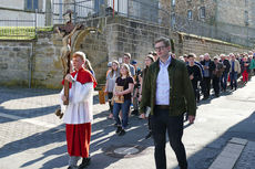Karfreitgasliturgie und Karfreitagsprozession in Naumburg (Foto: Karl-Franz Thiede)